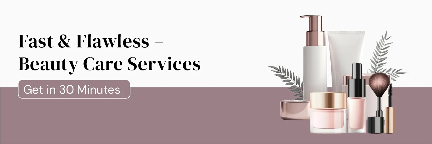 Beauty services promotion - Professional beauty treatments at home